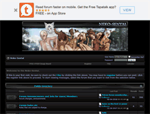 Tablet Screenshot of forum.neko-sentai.com